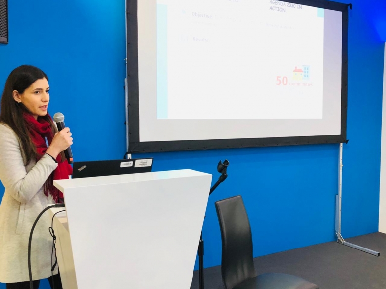 Maria Eugenia Alderete Corvalan, da Assistência da Diretoria de Coordenação (AS.CE), na COP 24. Foto: Romeu de Bruns 